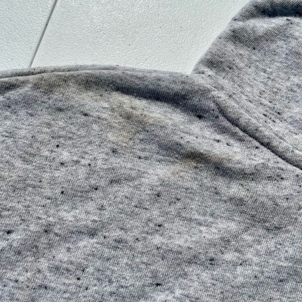 Divided H&M Gray Cropped Hoodie Size L Speckled Pullover - Picture 5 of 10